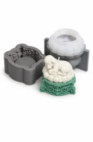 Molde Vela Cordeiro com Base
